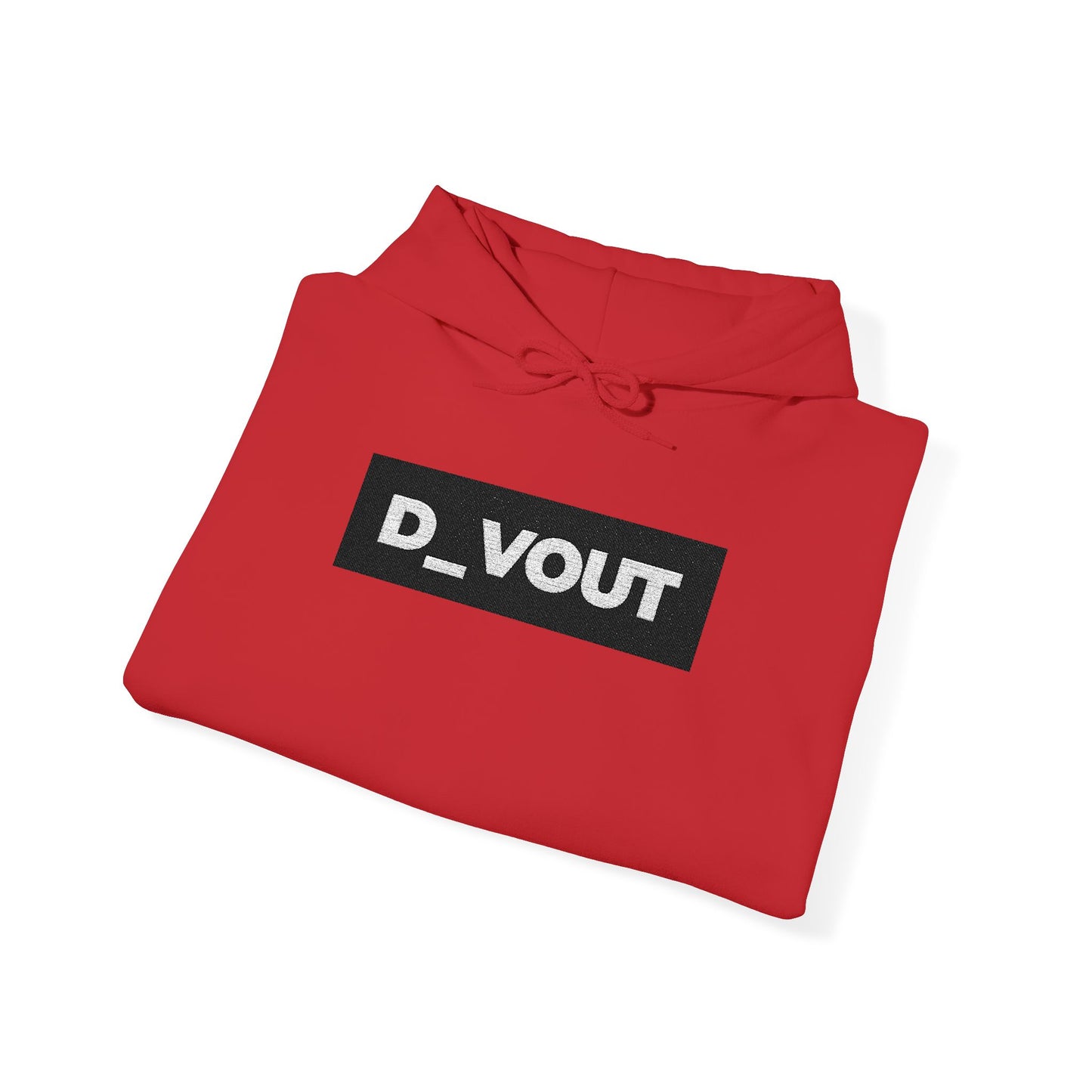 "D_VOUT" Large Embroidered Hoodie