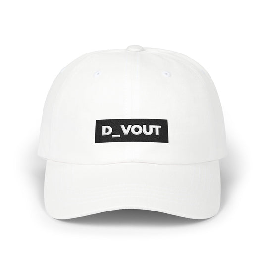 "D_VOUT" Embroidered Cap