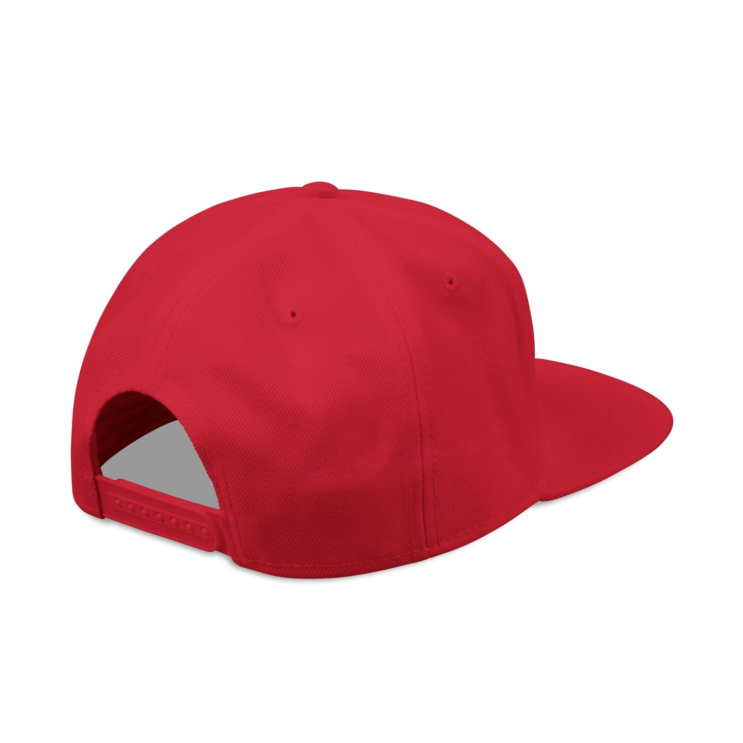 "D_VOUT" Embroidered Flatbill Snapback