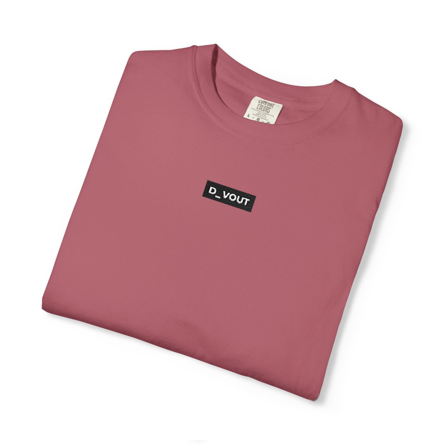 "D_VOUT" Embroidered Tee