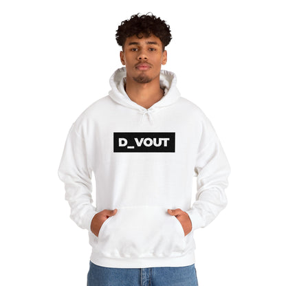 "D_VOUT" Large Embroidered Hoodie