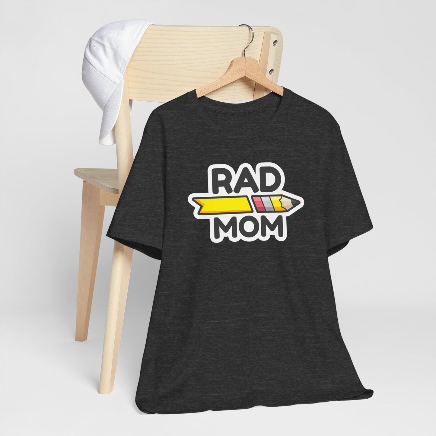 "RAD MOM" SQUAD Jersey Short Sleeve Tee