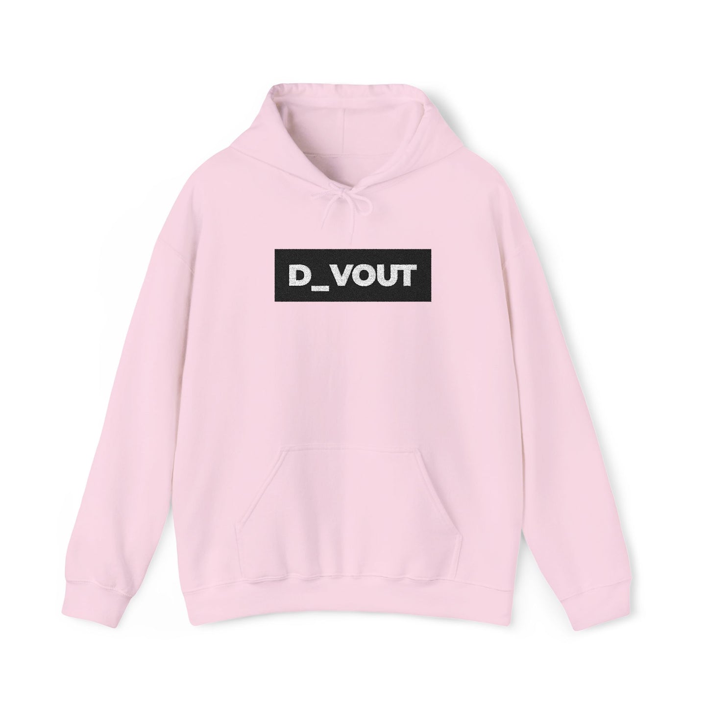 "D_VOUT" Large Embroidered Hoodie