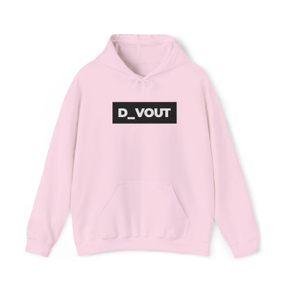 "D_VOUT" Large Embroidered Hoodie