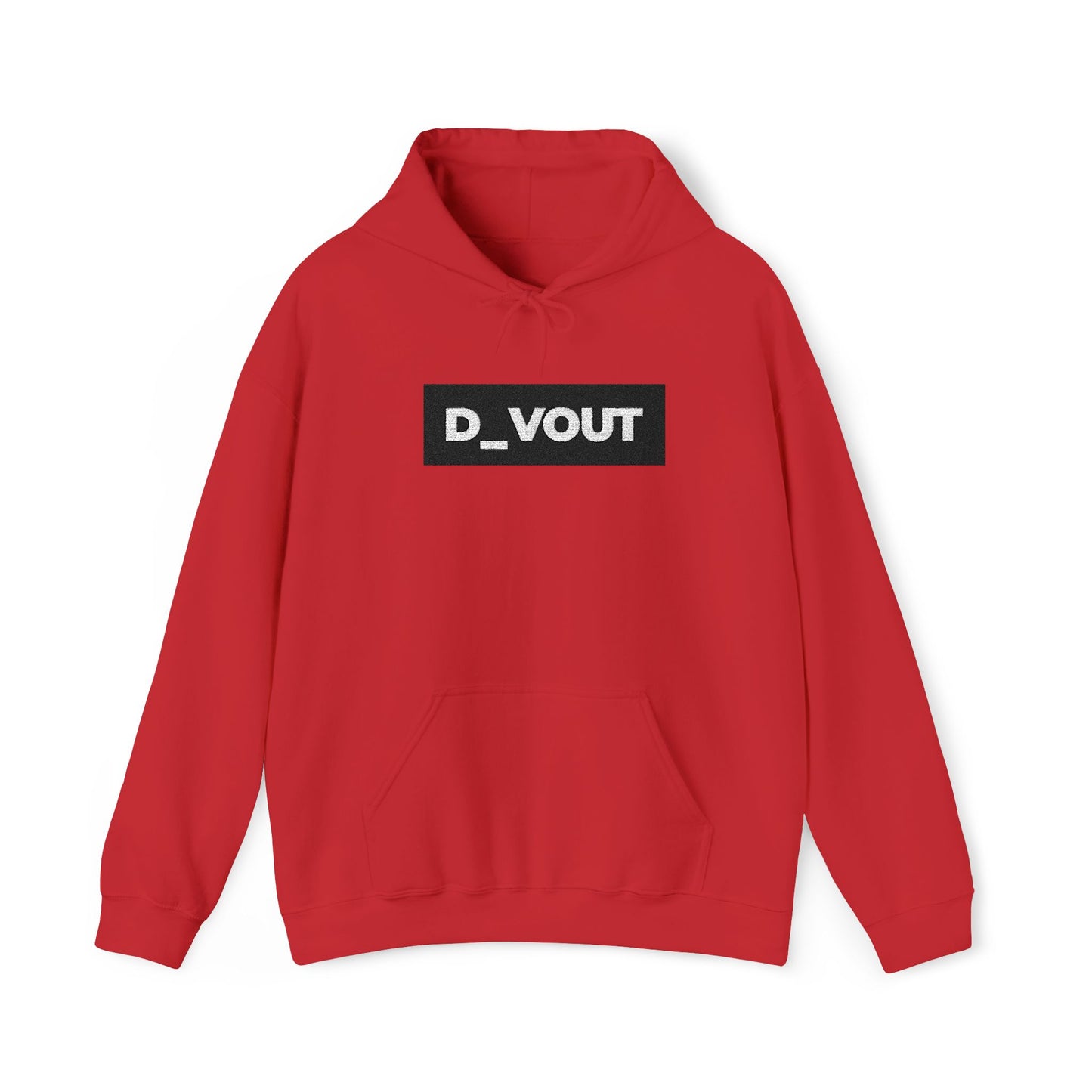 "D_VOUT" Large Embroidered Hoodie