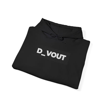 "D_VOUT" Large Embroidered Hoodie