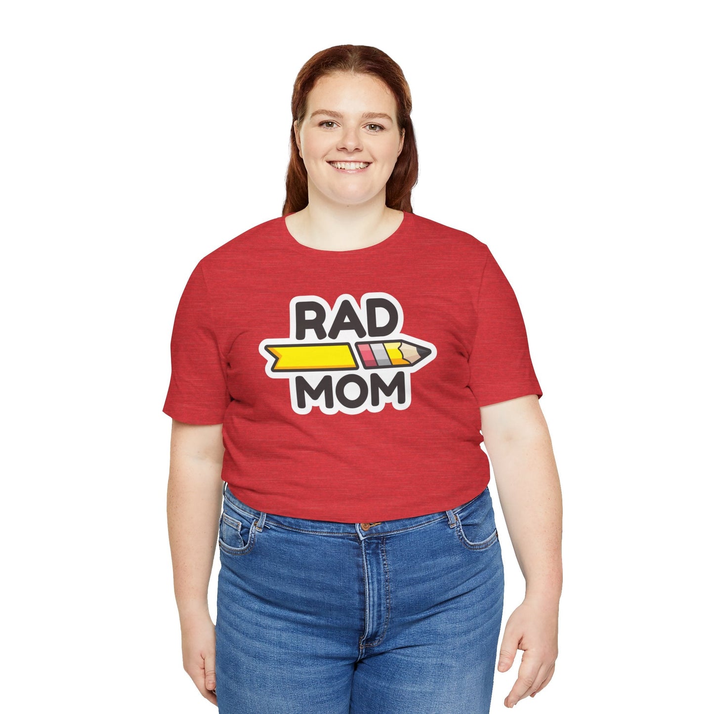 "RAD MOM" SQUAD Jersey Short Sleeve Tee