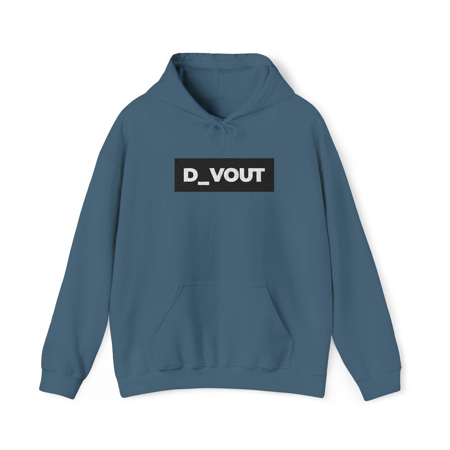 "D_VOUT" Large Embroidered Hoodie