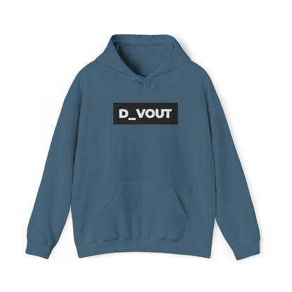 "D_VOUT" Large Embroidered Hoodie
