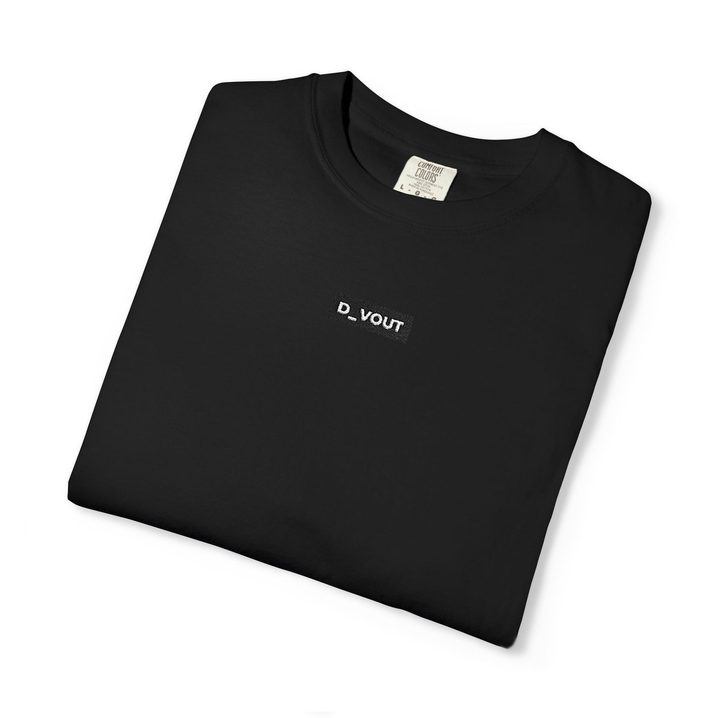 "D_VOUT" Embroidered Tee