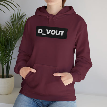 "D_VOUT" Large Embroidered Hoodie