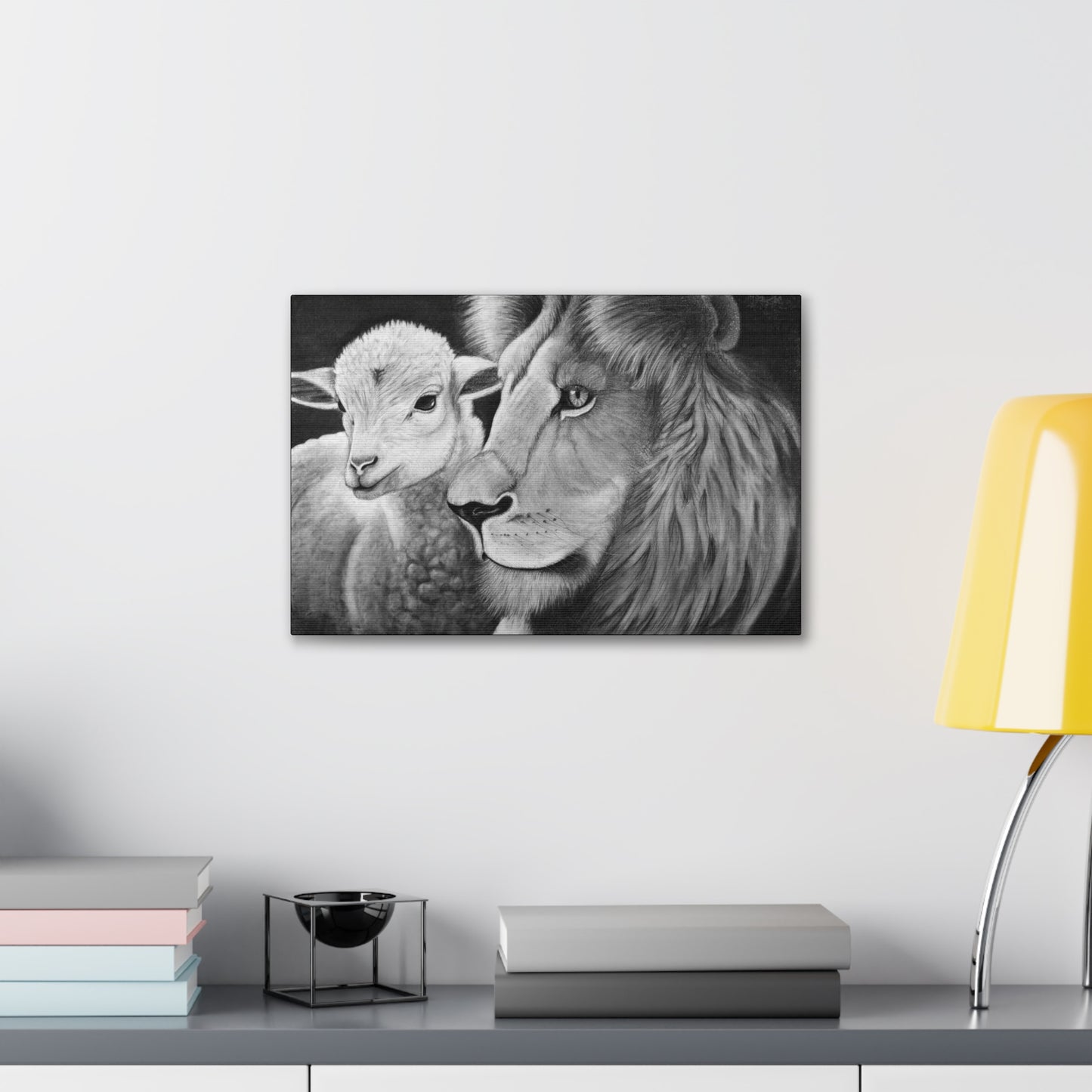 "LION & LAMB" Canvas Gallery Wrap