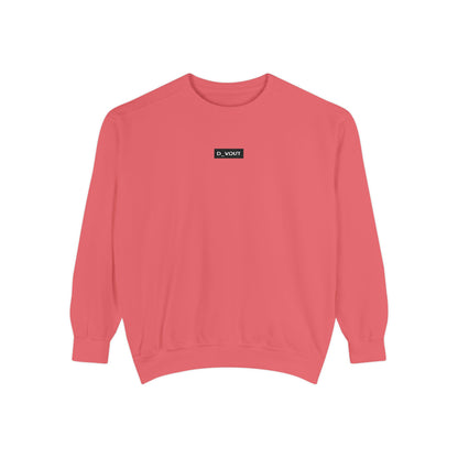 "D_VOUT" Embroidered Crew