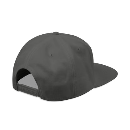 "D_VOUT" Embroidered Flatbill Snapback