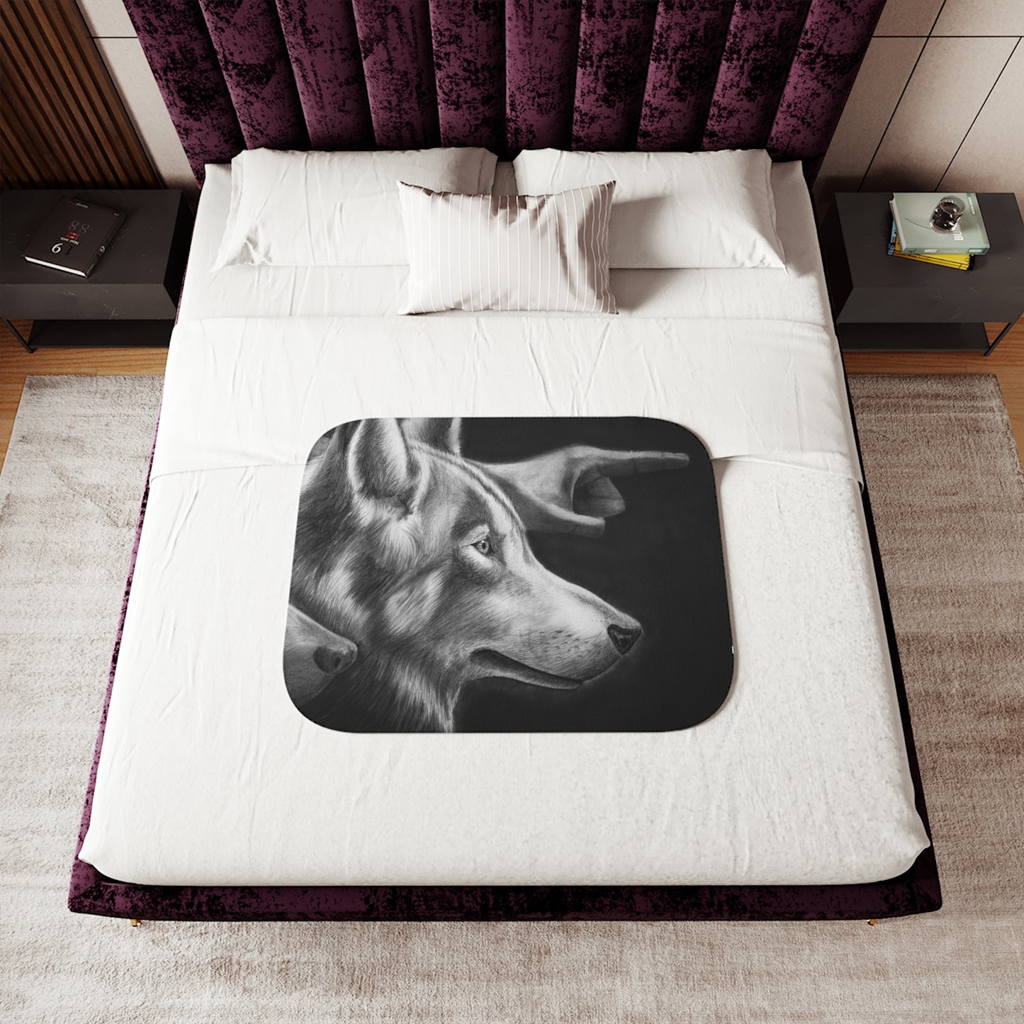 "OUR OBEDIENCE" Sherpa Blanket