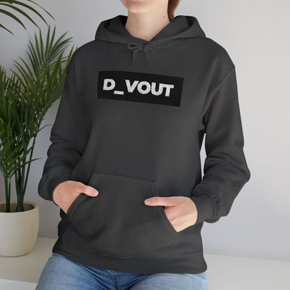 "D_VOUT" Large Embroidered Hoodie