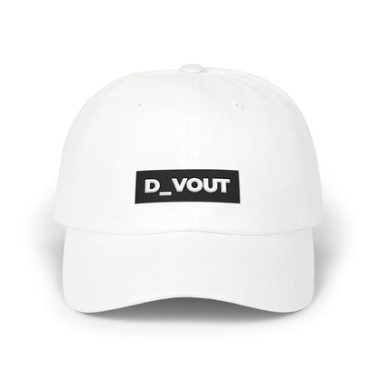 "D_VOUT" Embroidered Cap