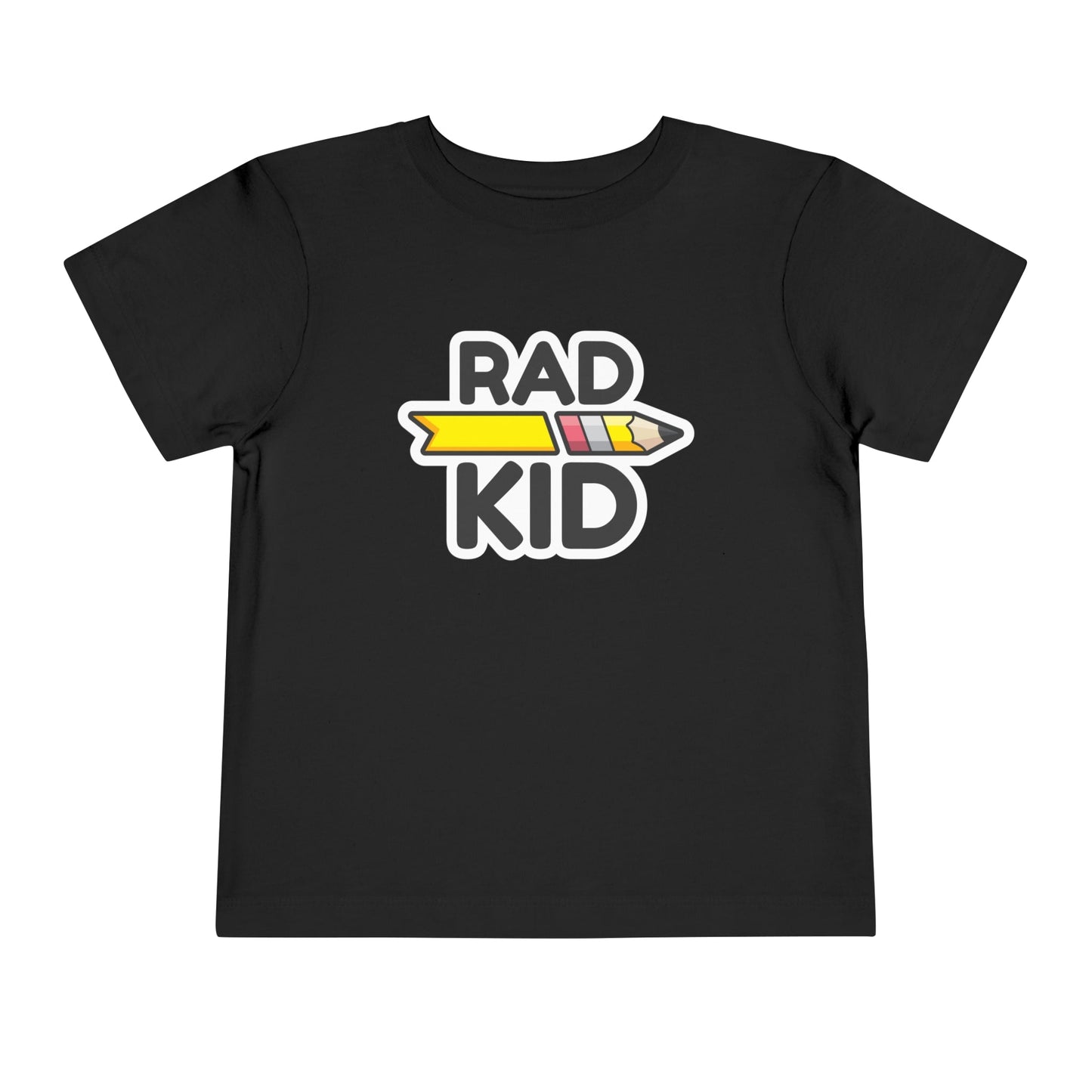 "RAD KID" SQUAD Toddler Short Sleeve Tee Shirt