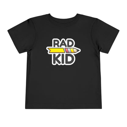 "RAD KID" SQUAD Toddler Short Sleeve Tee Shirt
