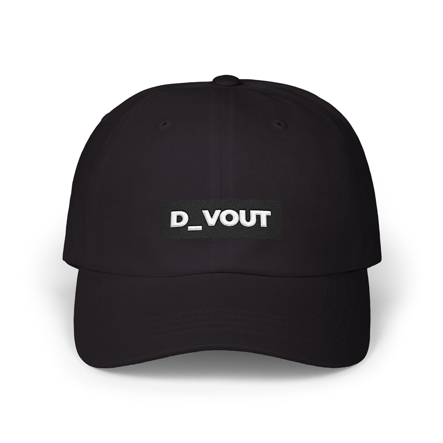 "D_VOUT" Embroidered Cap