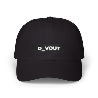 "D_VOUT" Embroidered Cap