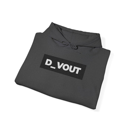 "D_VOUT" Large Embroidered Hoodie