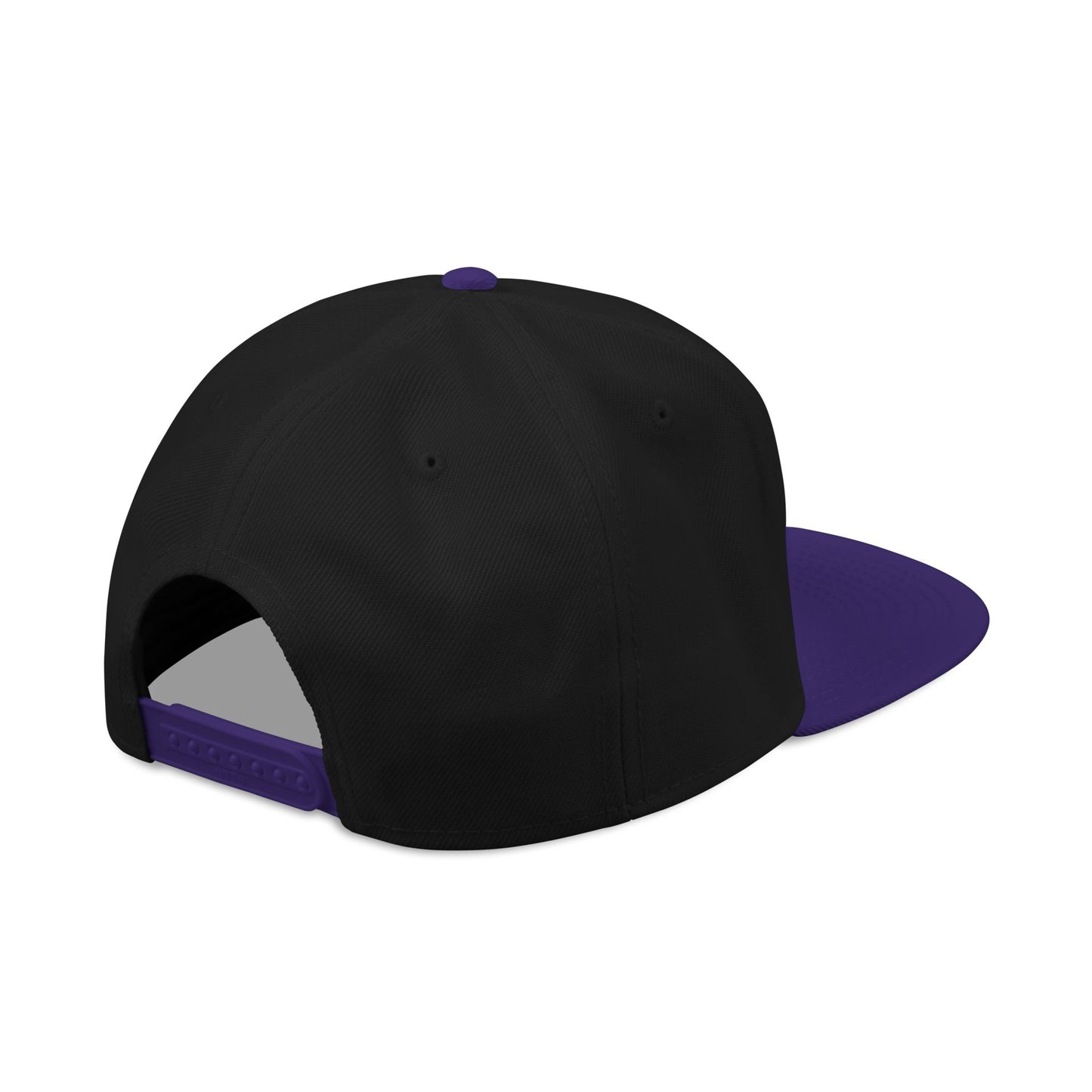 "D_VOUT" Embroidered Flatbill Snapback
