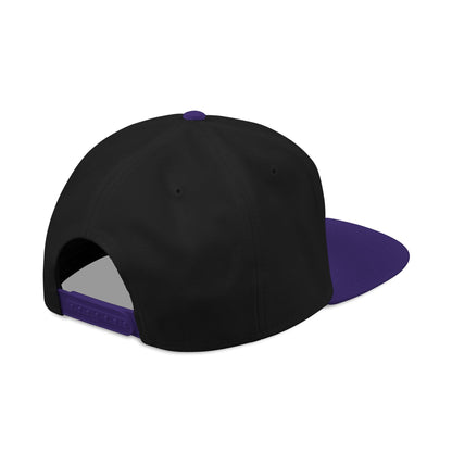 "D_VOUT" Embroidered Flatbill Snapback