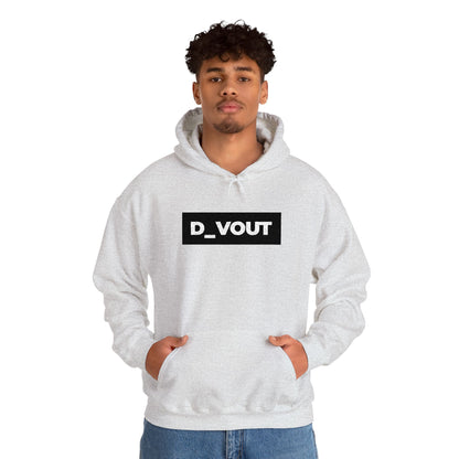 "D_VOUT" Large Embroidered Hoodie