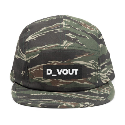 "D_VOUT" Embroidered 5-Panel Cap