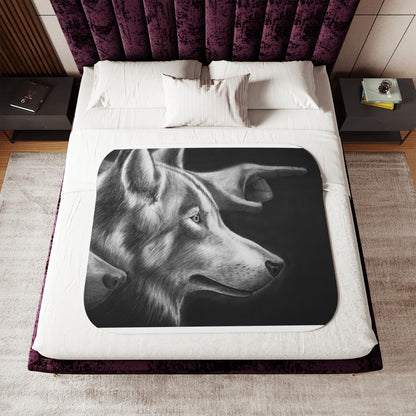 "OUR OBEDIENCE" Sherpa Blanket