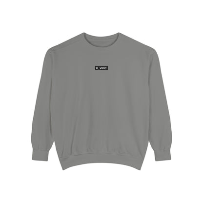 "D_VOUT" Embroidered Crew