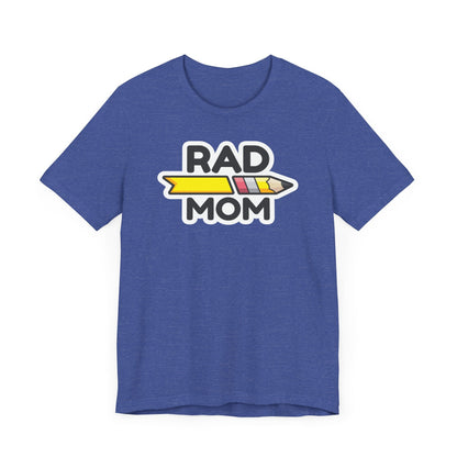 "RAD MOM" SQUAD Jersey Short Sleeve Tee