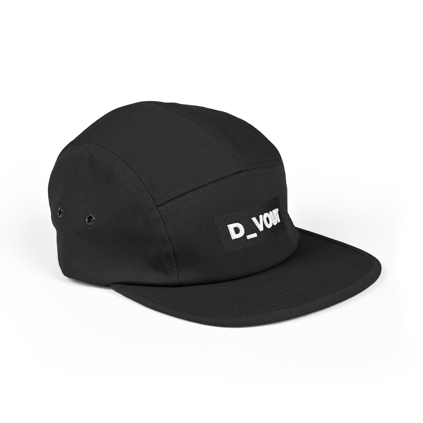 "D_VOUT" Embroidered 5-Panel Cap
