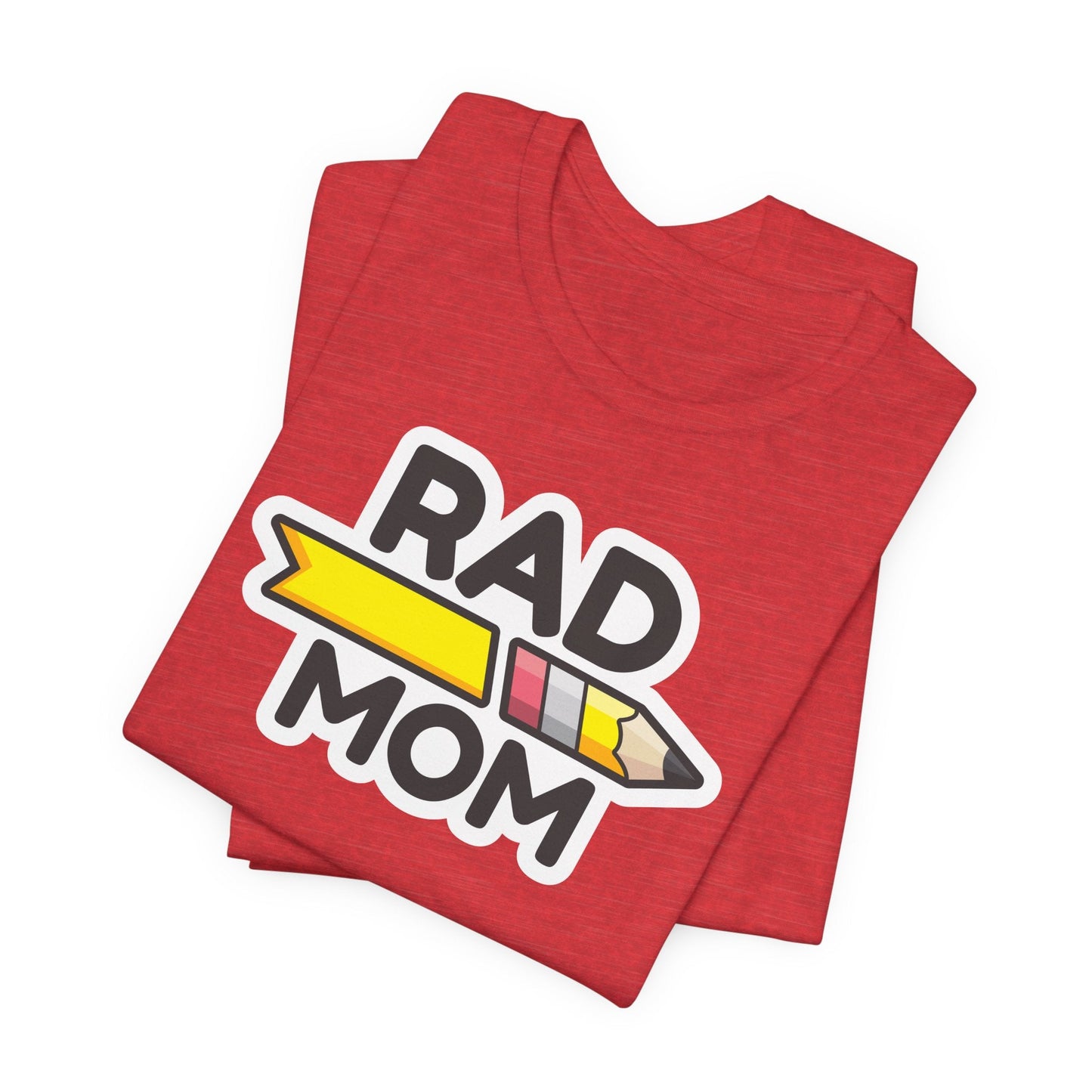 "RAD MOM" SQUAD Jersey Short Sleeve Tee