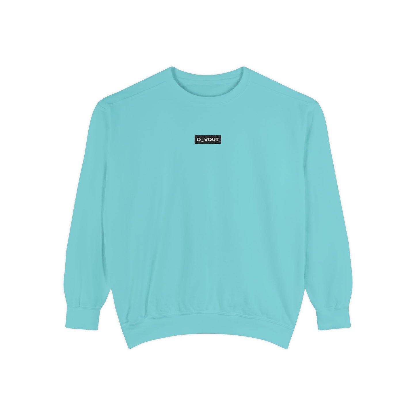 "D_VOUT" Embroidered Crew