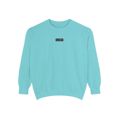 "D_VOUT" Embroidered Crew