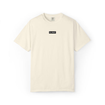 "D_VOUT" Embroidered Tee