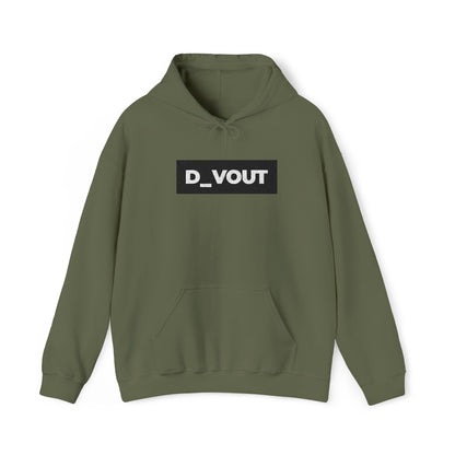 "D_VOUT" Large Embroidered Hoodie