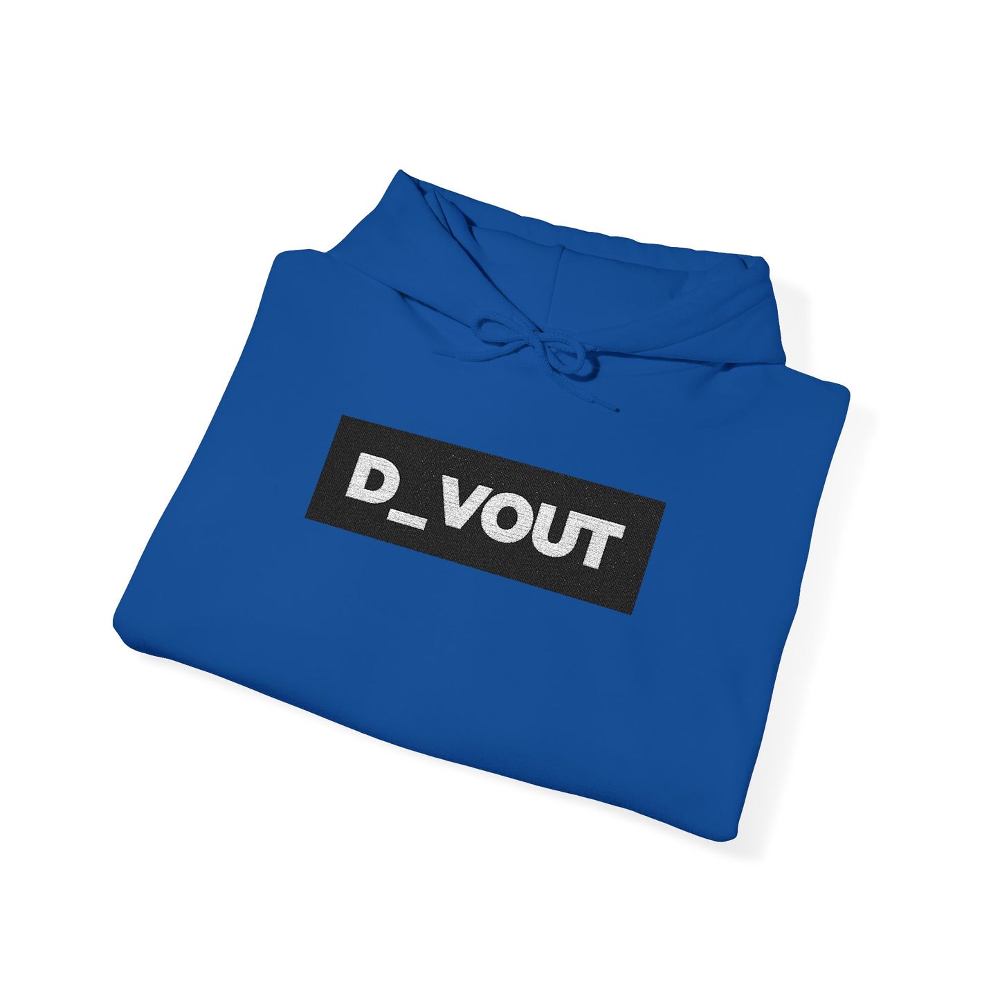 "D_VOUT" Large Embroidered Hoodie