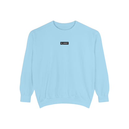 "D_VOUT" Embroidered Crew