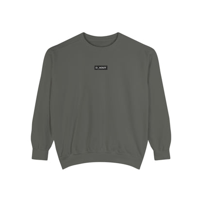 "D_VOUT" Embroidered Crew