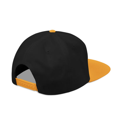 "D_VOUT" Embroidered Flatbill Snapback