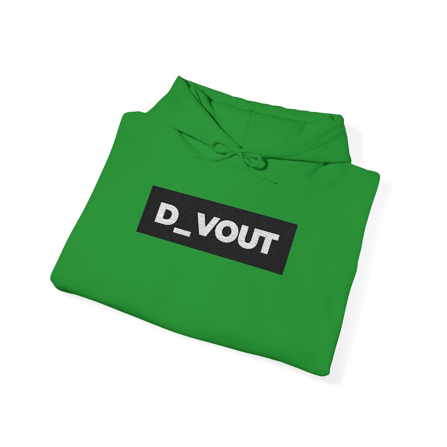 "D_VOUT" Large Embroidered Hoodie
