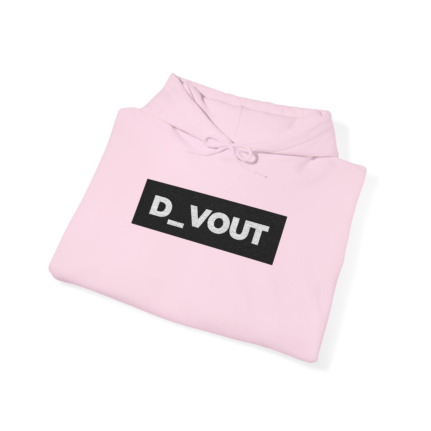 "D_VOUT" Large Embroidered Hoodie