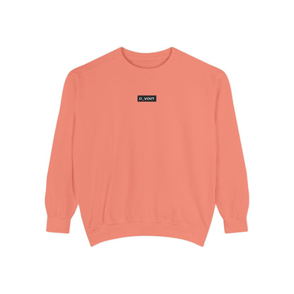 "D_VOUT" Embroidered Crew