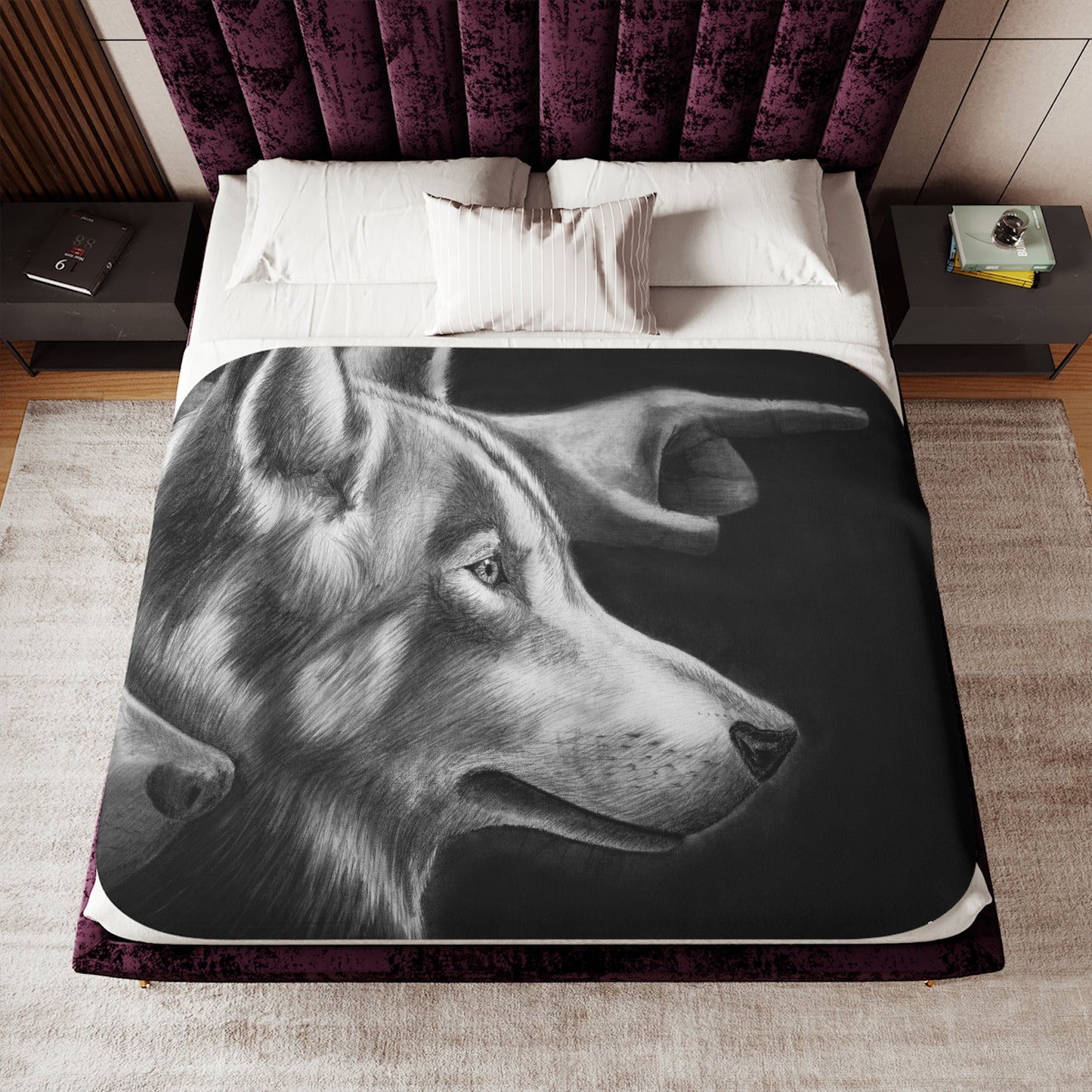 "OUR OBEDIENCE" Sherpa Blanket