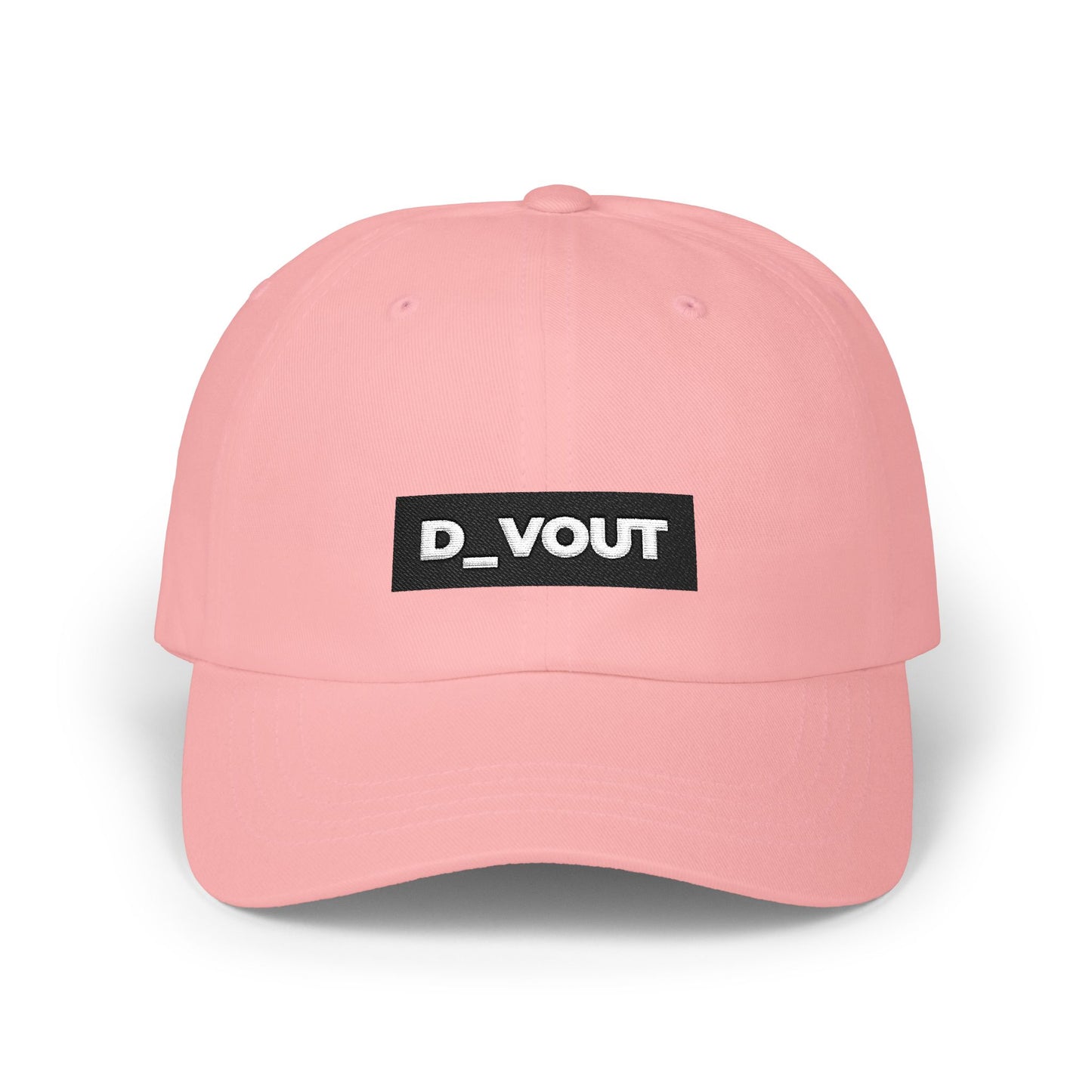 "D_VOUT" Embroidered Cap