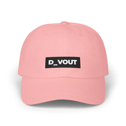 "D_VOUT" Embroidered Cap