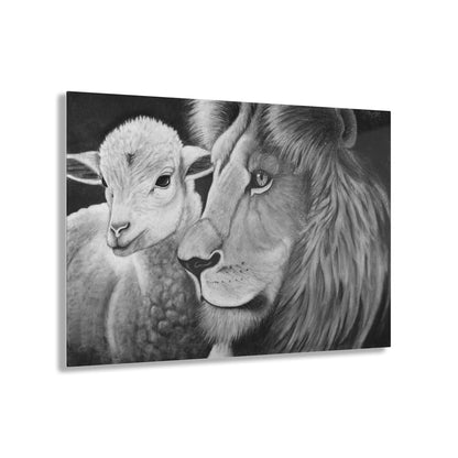 "LION & LAMB" Acrylic Print